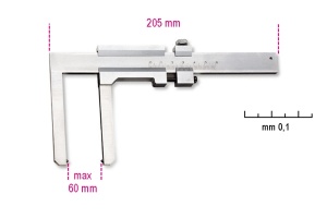 Calibro decimale beta 1650fd - dettaglio 1