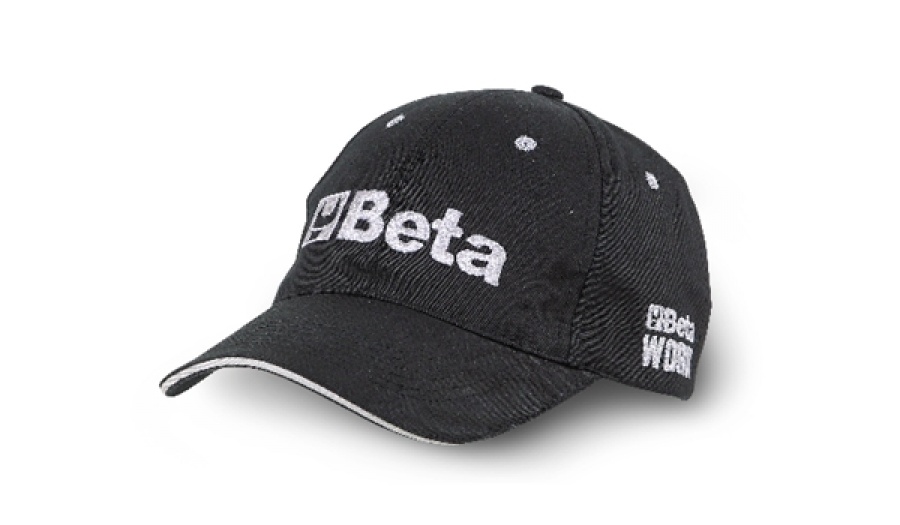 Beta cappellino workwear canvas black - dettaglio 1