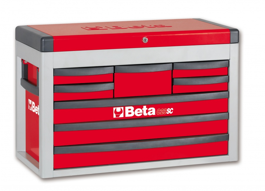 Cassettiera portatile 8 cassetti  beta c23sc -  red