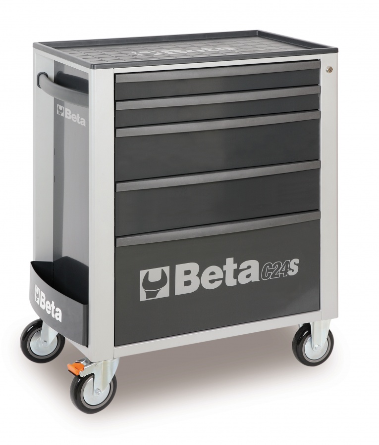 Cassettiera mobile 5 cassetti beta c24s/5 gray