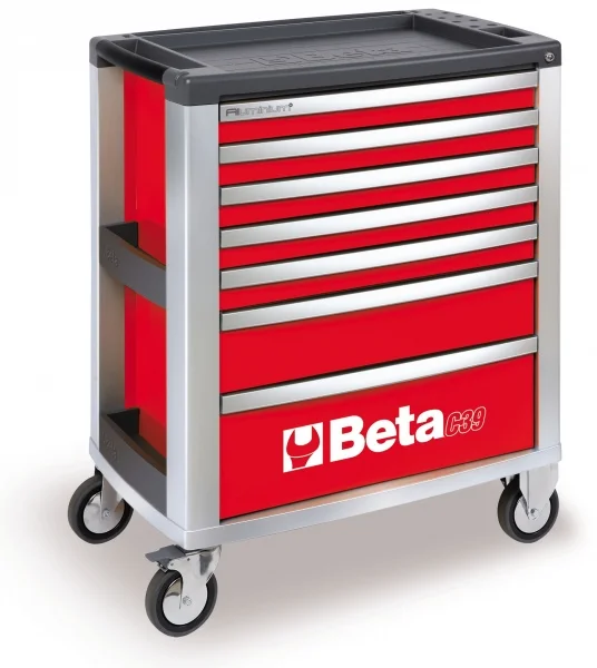 Cassettiera mobile 7 cassetti  beta c39/7 red