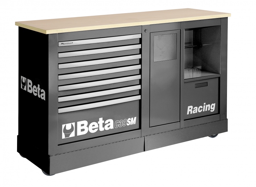 Cassettiera mobile racing sm  beta c39sm gray