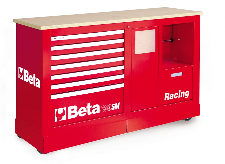 Cassettiera mobile racing sm  beta c39sm red