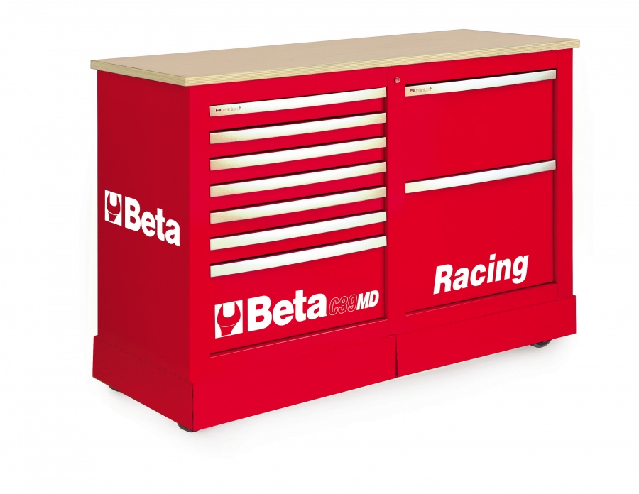 Cassettiera mobile racing md  beta c39md red