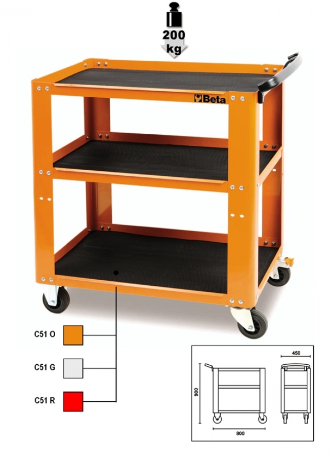 Carrello light  beta c51 - dettaglio 1