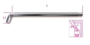Chiave maschio esagonale piegata  beta 96bpa - dettaglio 1