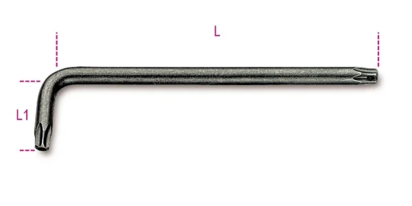 Chiave maschio rtx piegata  beta 97rtx - dettaglio 1