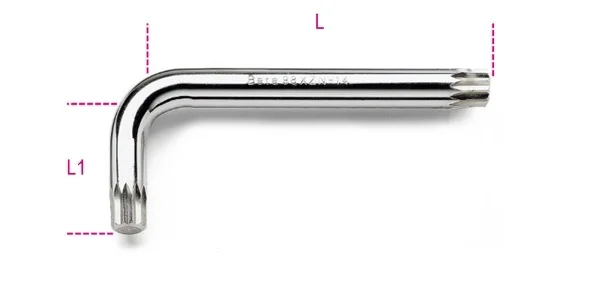 Chiave maschio piegate xzn beta 98xzn - dettaglio 1