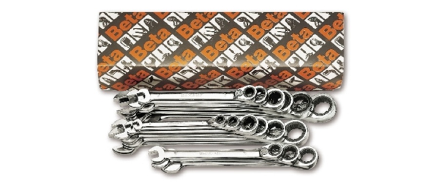 Serie chiavi combinate a cricchetto beta 142/s15 - dettaglio 1