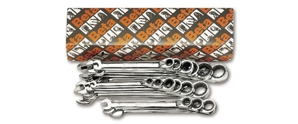 Serie chiavi combinate a cricchetto  beta 142/s19 - dettaglio 1