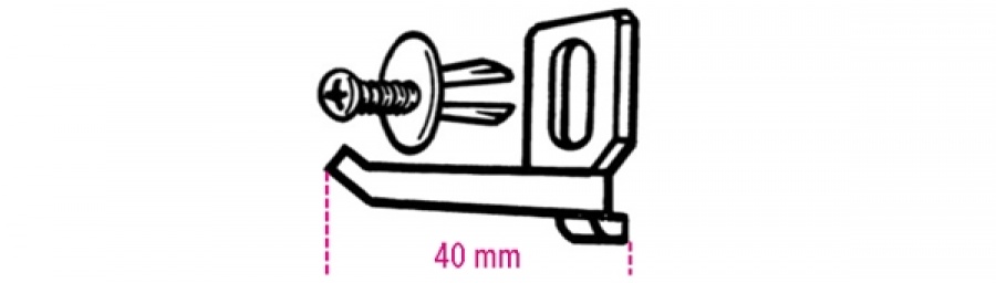Gancio con vite beta kit/gps - dettaglio 1