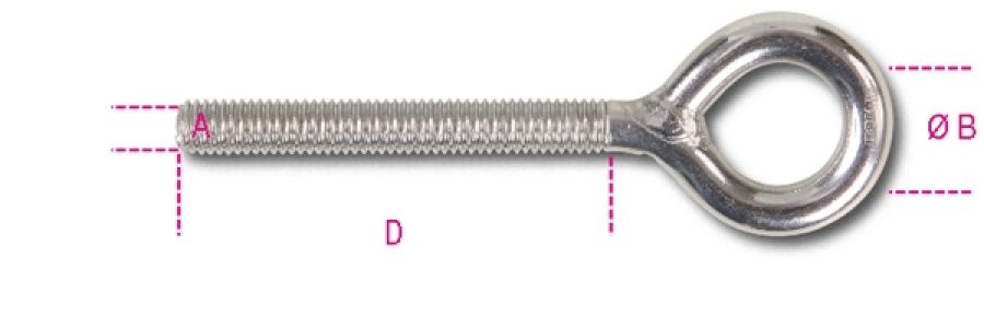 Vite ad occhio inox robur 8249 - dettaglio 1