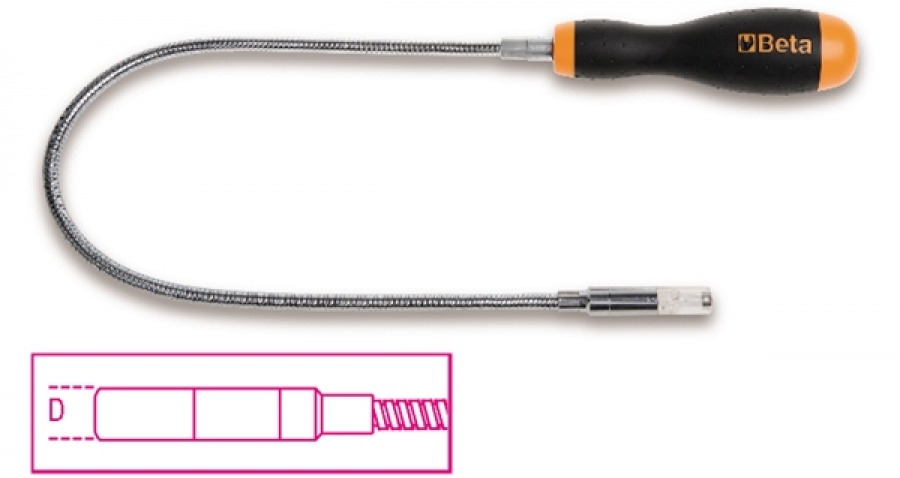 Flessibile magnetico con led beta 1712 e/l1 - dettaglio 1