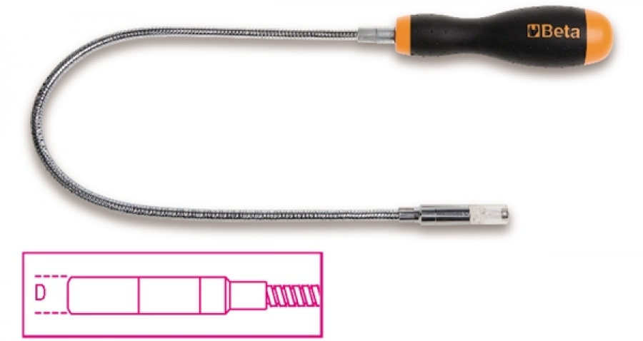 Flessibile magnetico con led  beta 1712 e/l1 - dettaglio 1