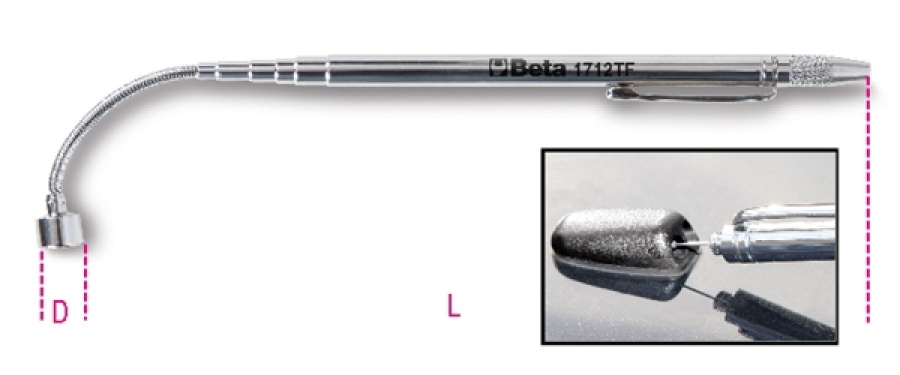 Magnete telescopico beta 1712 tf - dettaglio 1