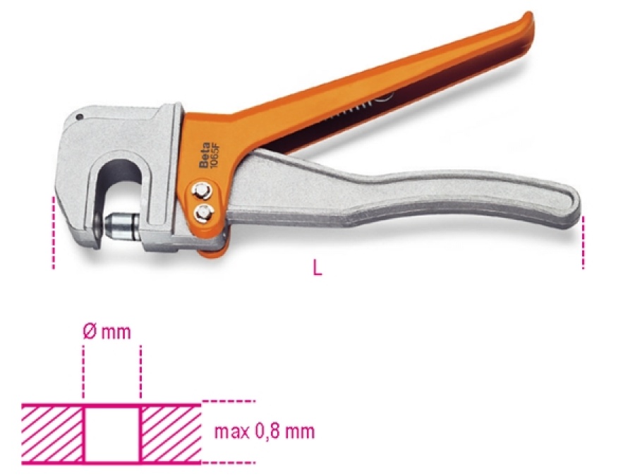 Pinza foralamiera  beta 1065f - dettaglio 1