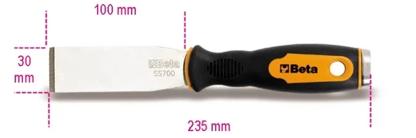 Raschietto a battere diritto  beta 1479rb/1 - dettaglio 1