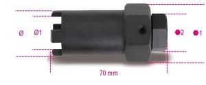 Bussola esagonale per inniettori  32/22 beta 960f - dettaglio 1