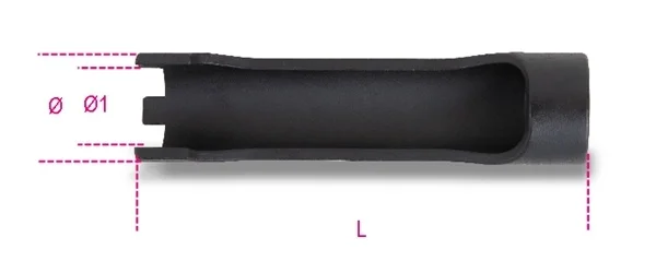 Bussola esagonale per inniettori  1/2 beta 960l - dettaglio 1