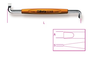 Giravite a squadra taglio  beta 1236b - dettaglio 1