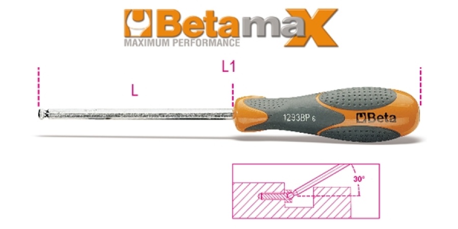 Giravite betamax maschio esagonale beta 1293bp - dettaglio 1