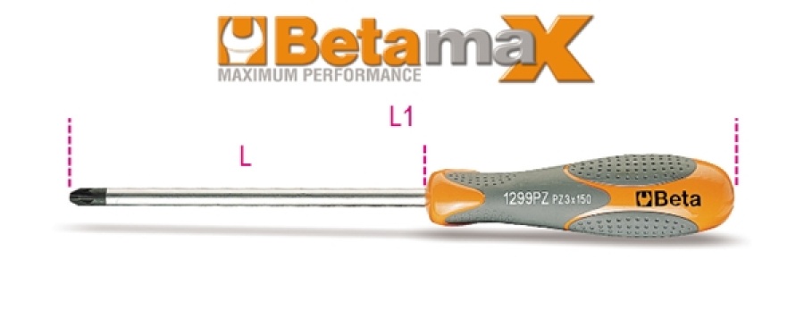 Giravite betamax pozidriv-supadriv beta 1299pz - dettaglio 1