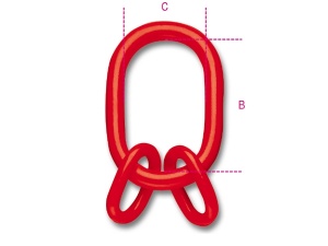 Campanella tripla per sollevamento  robur 8086 - dettaglio 1