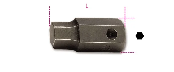 Inserto macchina maschio esagonale  16 mm beta 727/es16 - dettaglio 1