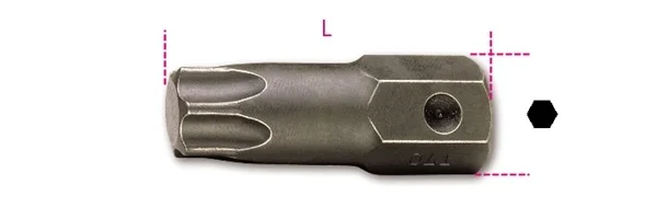 Inserto macchina torx  16 mm beta 727/es16tx - dettaglio 1