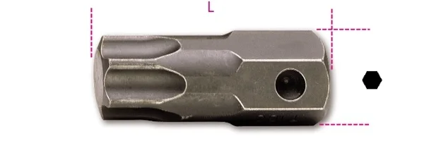 Inserto macchina torx  22 mm beta 727/es22tx - dettaglio 1