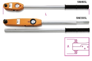 Chiave dinamometrica lettura diretta 3/4" beta 596/80sl - dettaglio 1