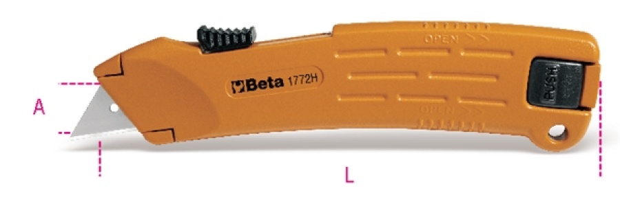 Cutter retrattile beta 1772h - dettaglio 1