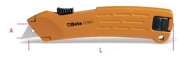 Cutter retrattile  beta 1772h - dettaglio 1