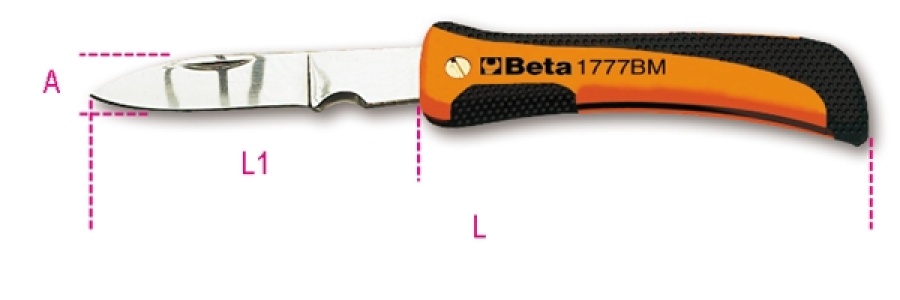 Coltello serramanico  beta 1777bm - dettaglio 1
