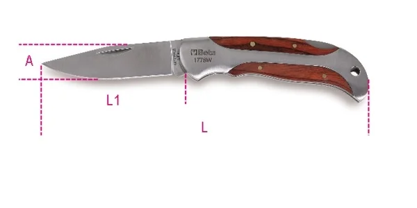 Coltello serramanico  beta 1778w - dettaglio 1