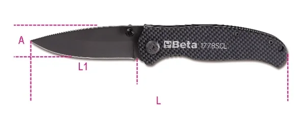 Coltello serramanico  beta 1778scl - dettaglio 1