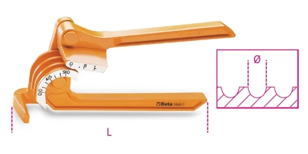 Pinza curvatubi  beta 388a - dettaglio 1