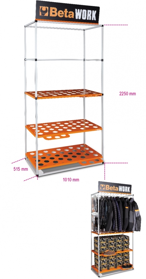 Espositore wprkwear beta c63e/w - dettaglio 1