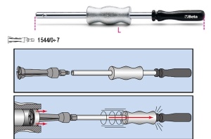 Estrattore a percussione  beta 1540 - dettaglio 1