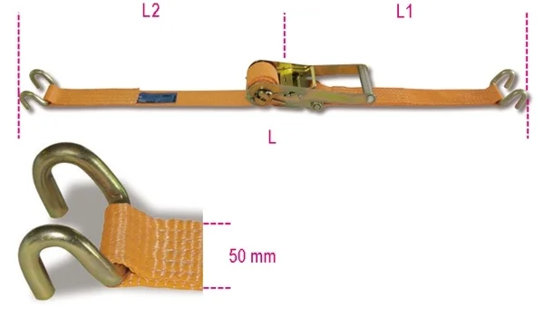 Cricchetto gancio sponda  robur 8182s - dettaglio 1