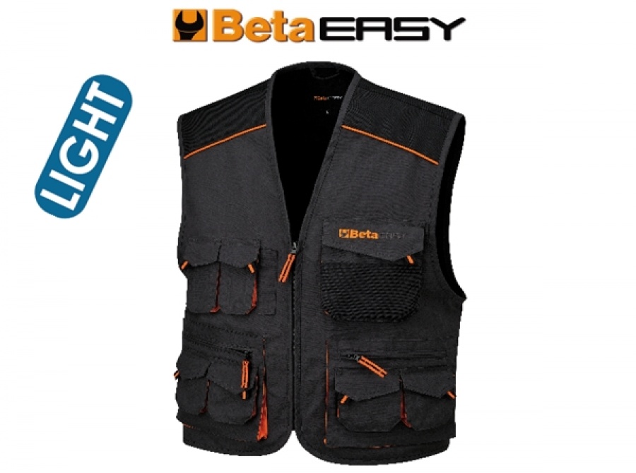 Gilet easy twill beta 7867e grgio - dettaglio 1