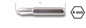 Inserto esagonale 4 mm croce phillips beta 1256ph - dettaglio 1