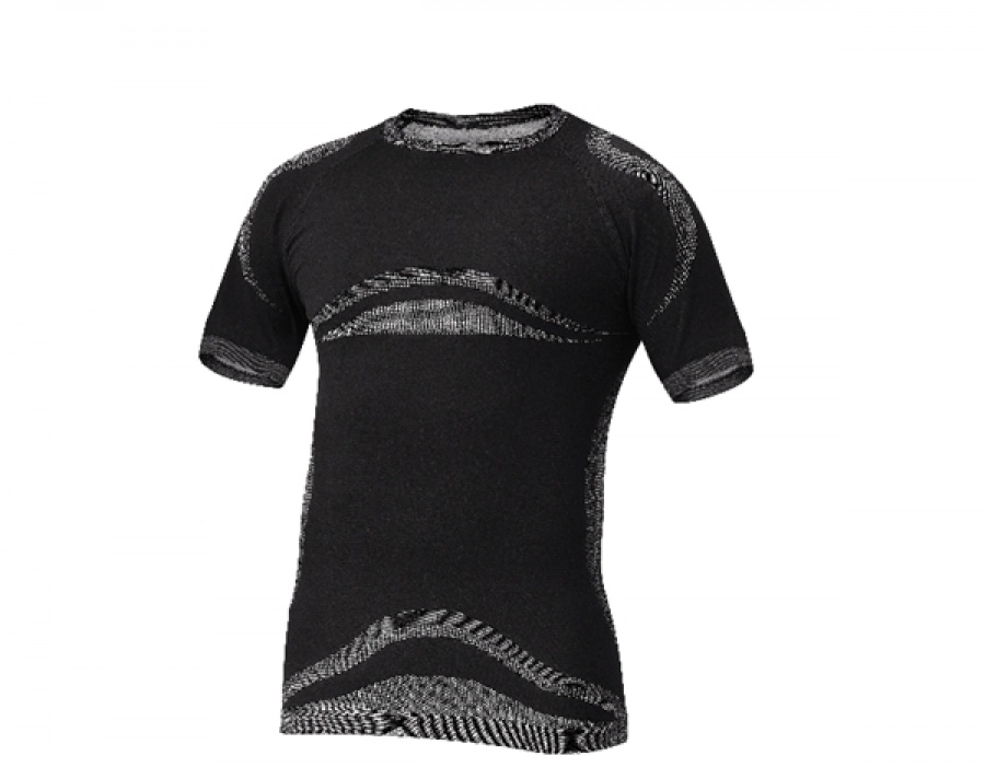 T-shirt seamless tg.s beta 7995 nera/grigia - dettaglio 1