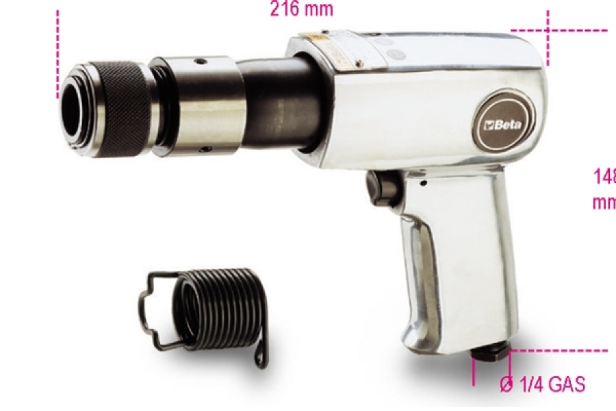 Astro Pneumatic 49804 0,498 MARTEAU PNEUMATIQUE À TIGE 1/2" BOLT - Foto 13