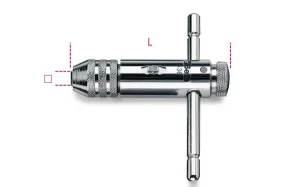 Giramaschi reversibile a cricchetto beta 436 - dettaglio 1