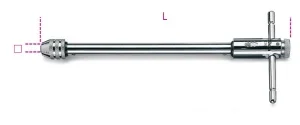 Giramaschi reversibile a cricchetto lungo beta 436l - dettaglio 1