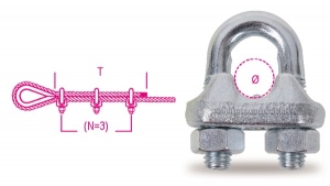 Morsetto in acciaio  robur 8016 - dettaglio 1