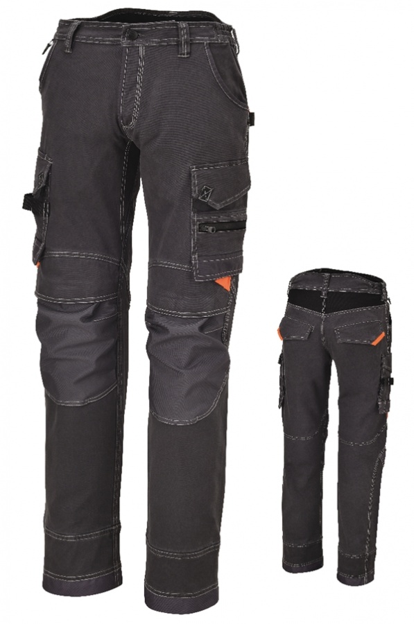 Pantaloni multitasche beta 7816g grigio - dettaglio 1