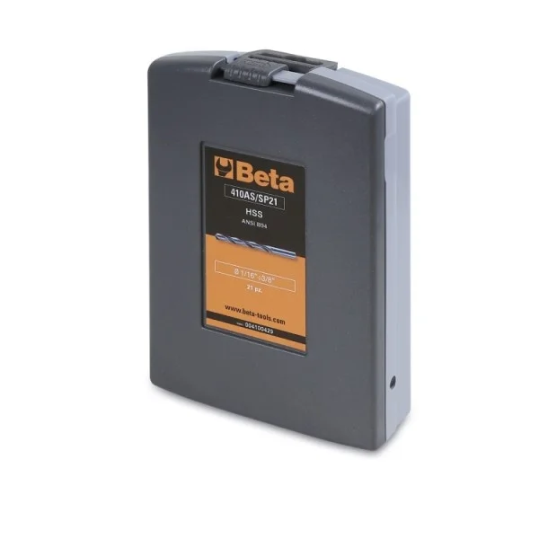 Beta 410AS/SPV1 Astuccio vuoto per punte rullate hss pollici