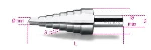 Fresa conica a gradino  beta 425/7 - dettaglio 1